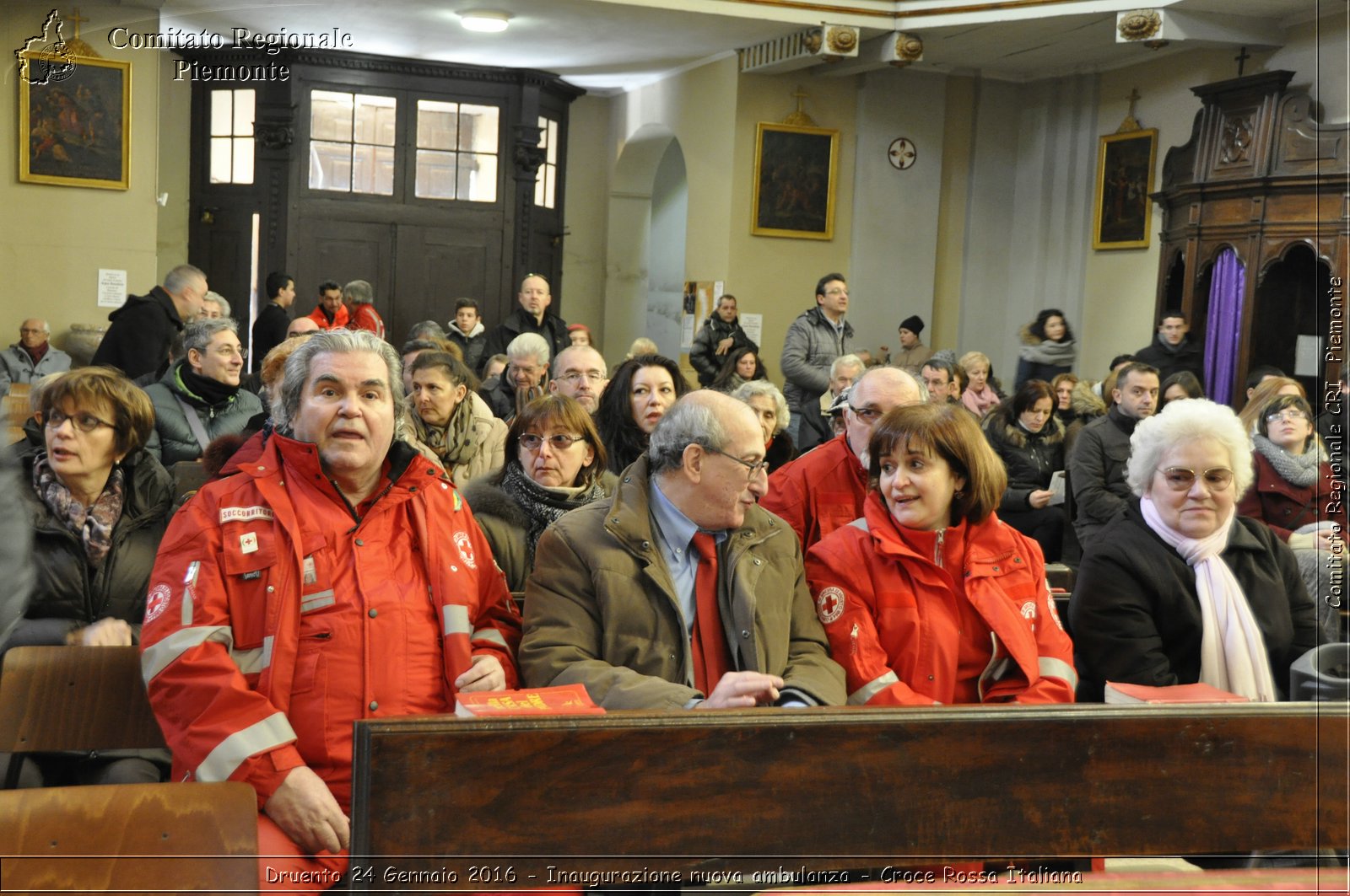 Druento 24 Gennaio 2016 - Inaugurazione nuova ambulanza - Croce Rossa Italiana- Comitato Regionale del Piemonte