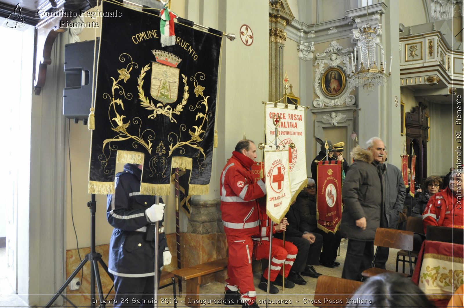 Druento 24 Gennaio 2016 - Inaugurazione nuova ambulanza - Croce Rossa Italiana- Comitato Regionale del Piemonte