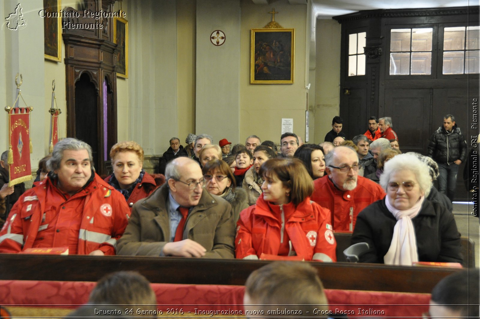 Druento 24 Gennaio 2016 - Inaugurazione nuova ambulanza - Croce Rossa Italiana- Comitato Regionale del Piemonte