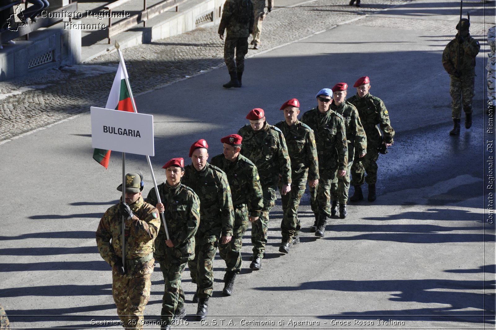 Sestriere 25 Gennaio 2016 - Ca.S.T.A. Cerimonia di Apertura - Croce Rossa Italiana- Comitato Regionale del Piemonte