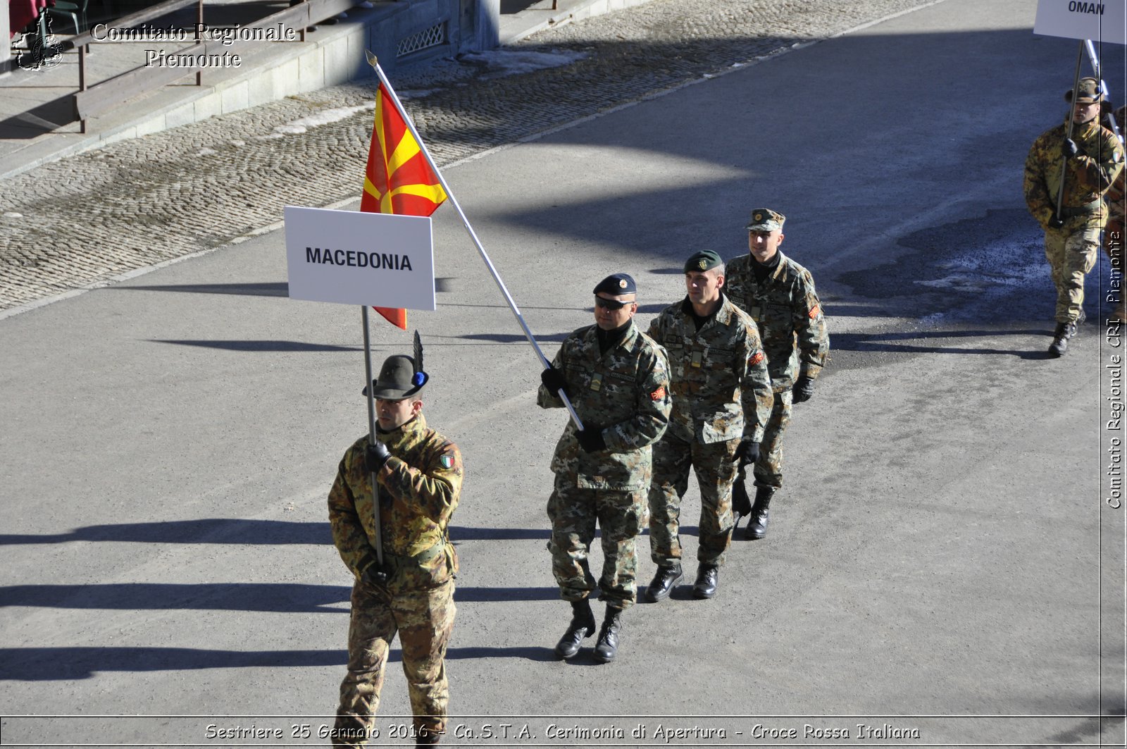 Sestriere 25 Gennaio 2016 - Ca.S.T.A. Cerimonia di Apertura - Croce Rossa Italiana- Comitato Regionale del Piemonte