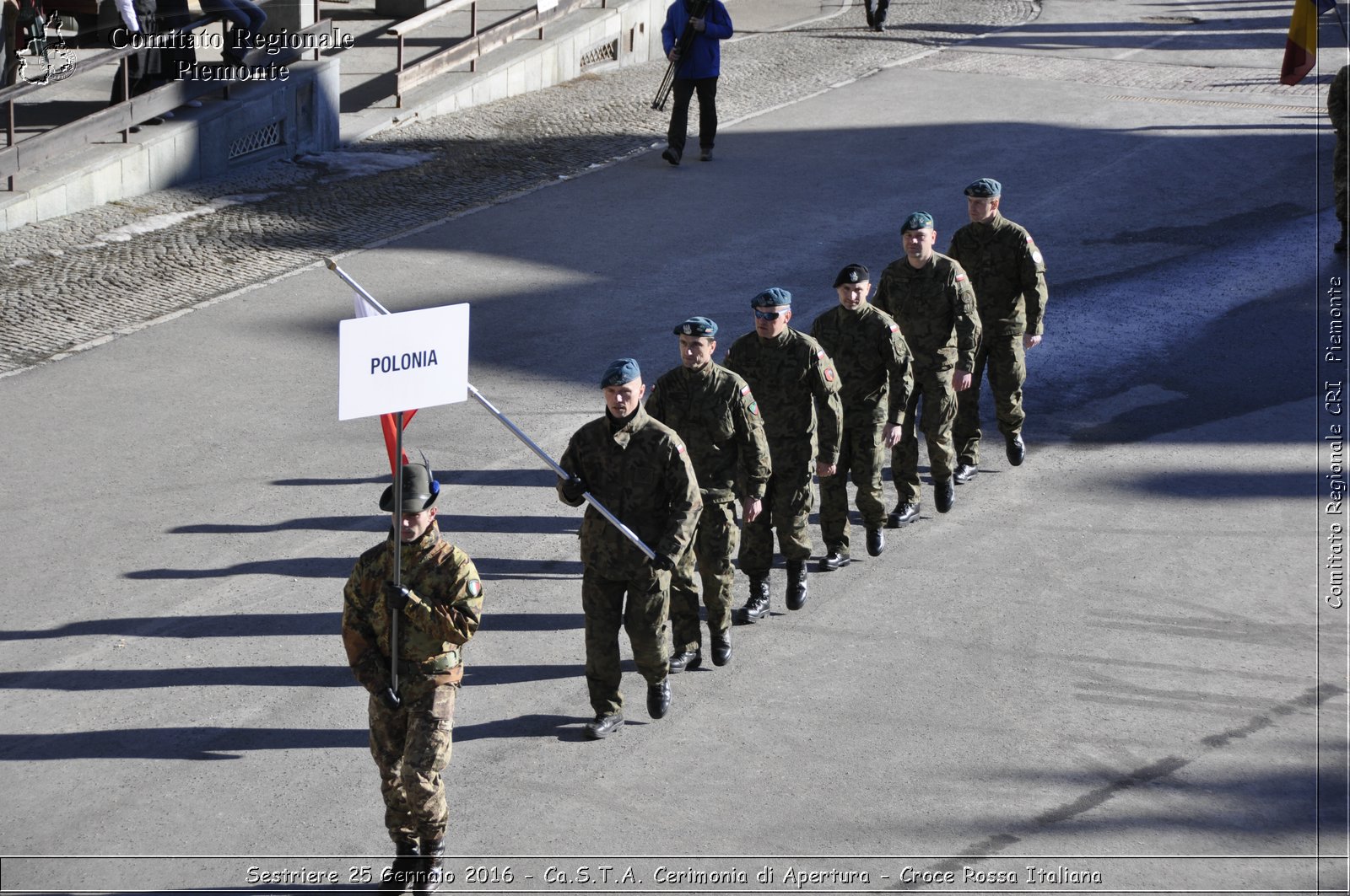 Sestriere 25 Gennaio 2016 - Ca.S.T.A. Cerimonia di Apertura - Croce Rossa Italiana- Comitato Regionale del Piemonte