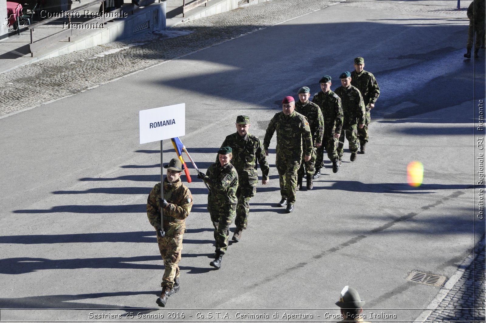 Sestriere 25 Gennaio 2016 - Ca.S.T.A. Cerimonia di Apertura - Croce Rossa Italiana- Comitato Regionale del Piemonte