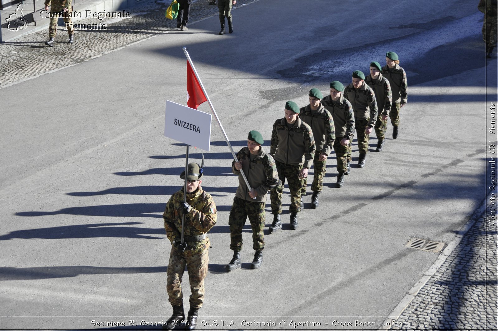 Sestriere 25 Gennaio 2016 - Ca.S.T.A. Cerimonia di Apertura - Croce Rossa Italiana- Comitato Regionale del Piemonte