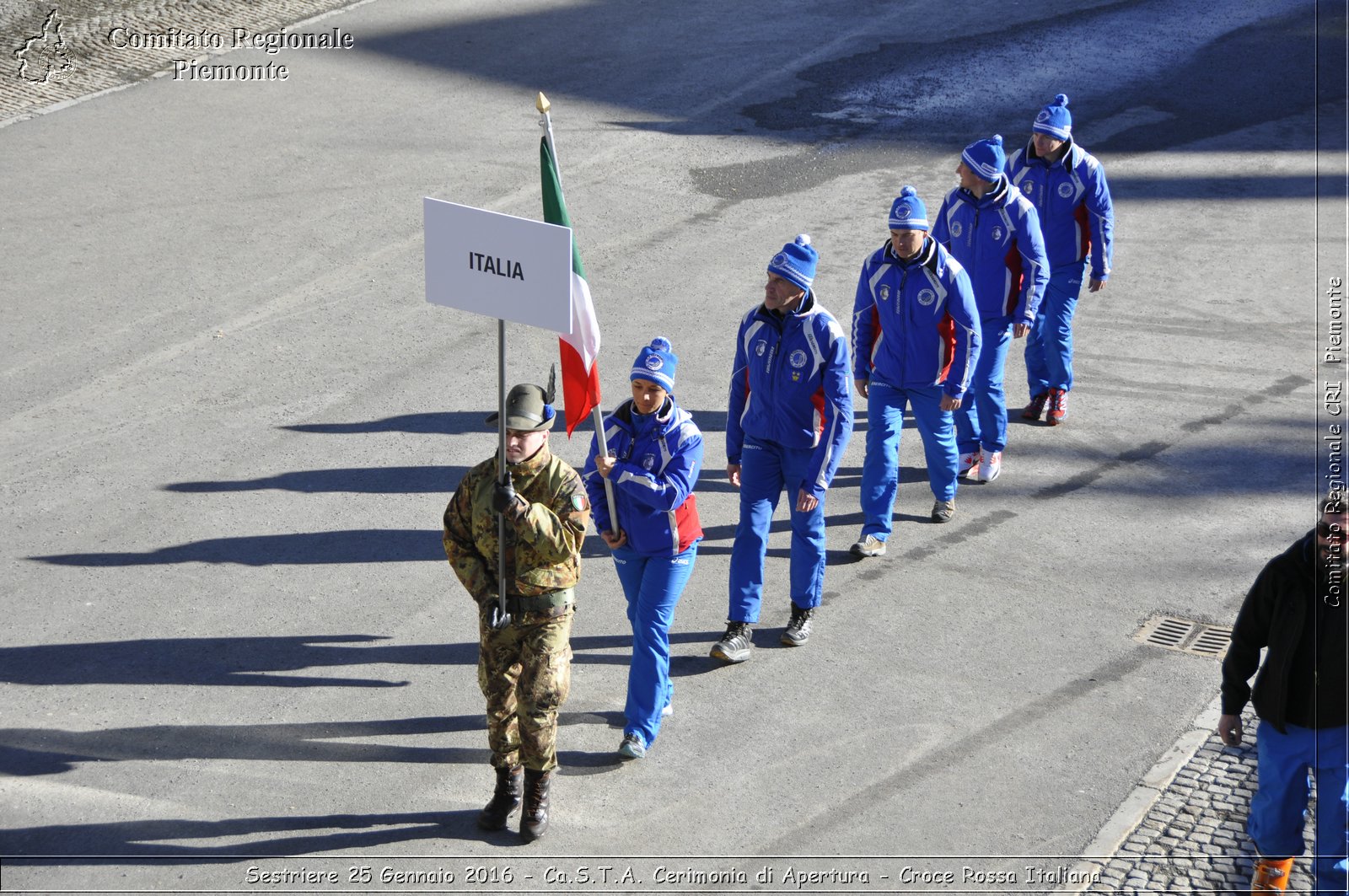 Sestriere 25 Gennaio 2016 - Ca.S.T.A. Cerimonia di Apertura - Croce Rossa Italiana- Comitato Regionale del Piemonte