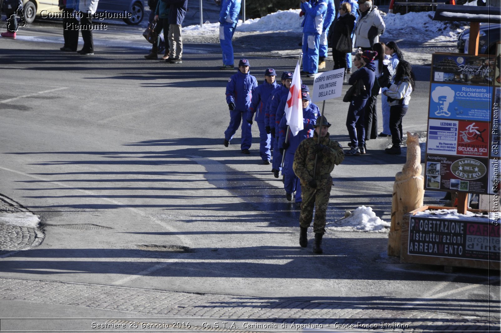 Sestriere 25 Gennaio 2016 - Ca.S.T.A. Cerimonia di Apertura - Croce Rossa Italiana- Comitato Regionale del Piemonte