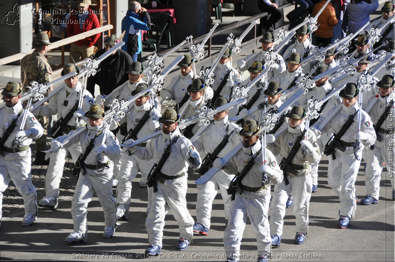 Sestriere 25 Gennaio 2016 - Ca.S.T.A. Cerimonia di Apertura - Croce Rossa Italiana- Comitato Regionale del Piemonte