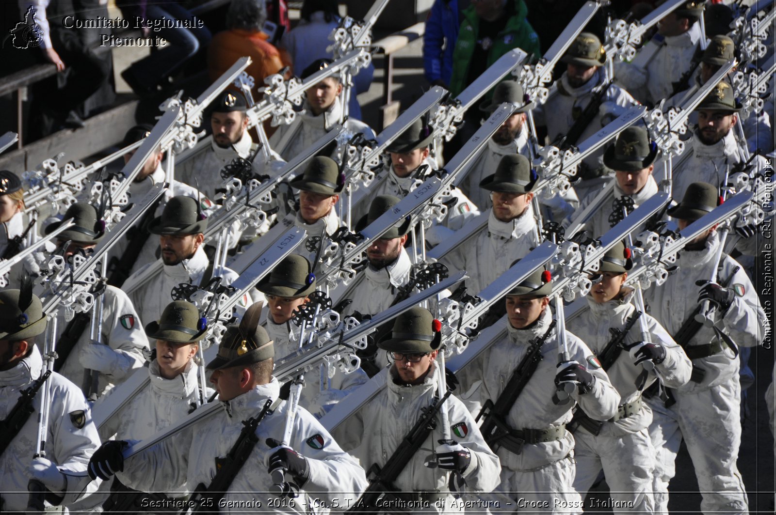 Sestriere 25 Gennaio 2016 - Ca.S.T.A. Cerimonia di Apertura - Croce Rossa Italiana- Comitato Regionale del Piemonte