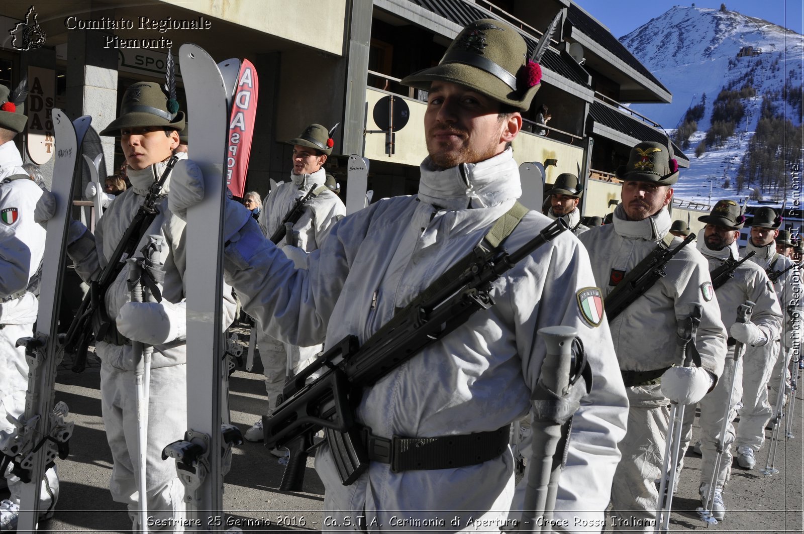 Sestriere 25 Gennaio 2016 - Ca.S.T.A. Cerimonia di Apertura - Croce Rossa Italiana- Comitato Regionale del Piemonte