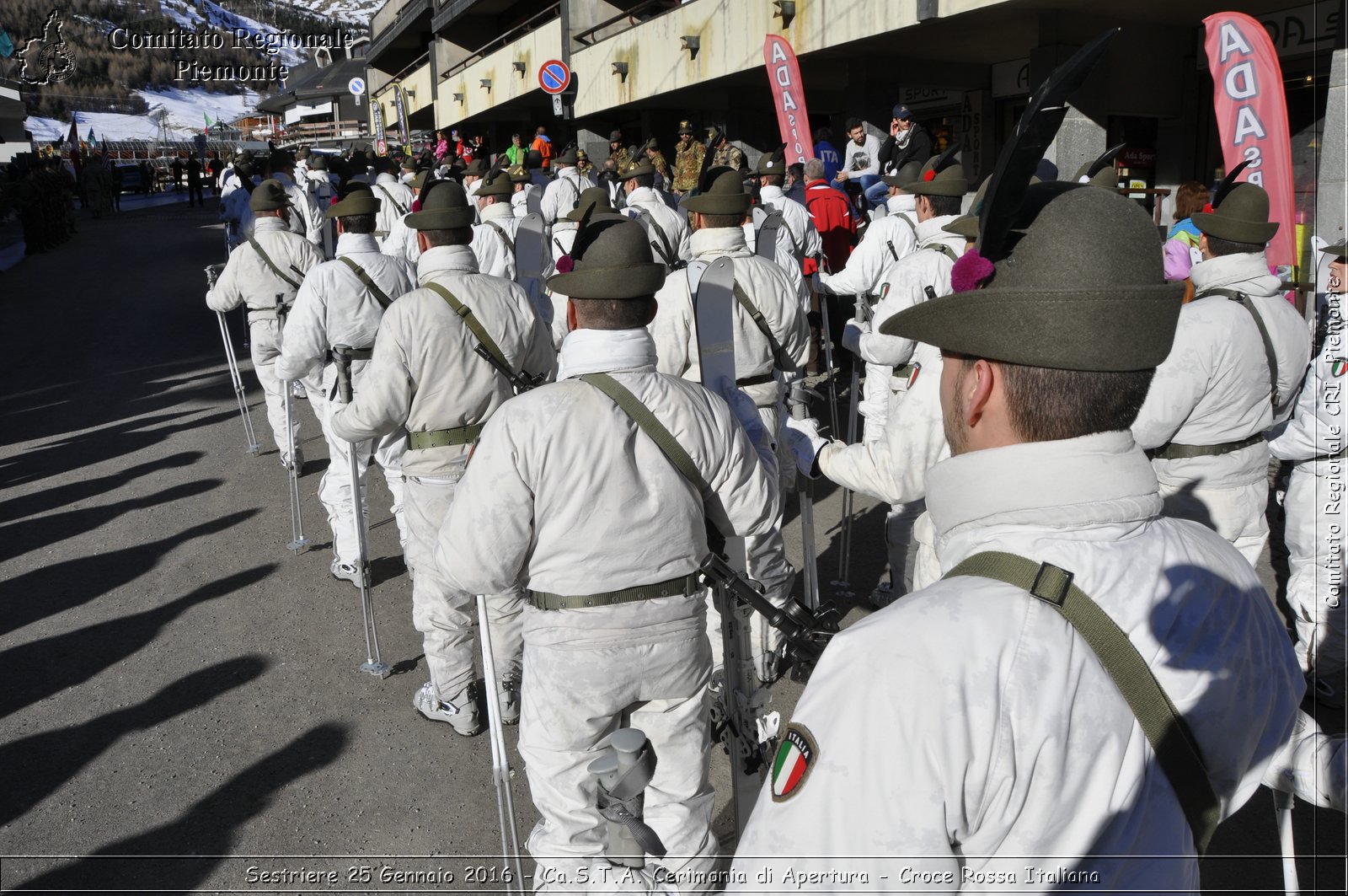 Sestriere 25 Gennaio 2016 - Ca.S.T.A. Cerimonia di Apertura - Croce Rossa Italiana- Comitato Regionale del Piemonte