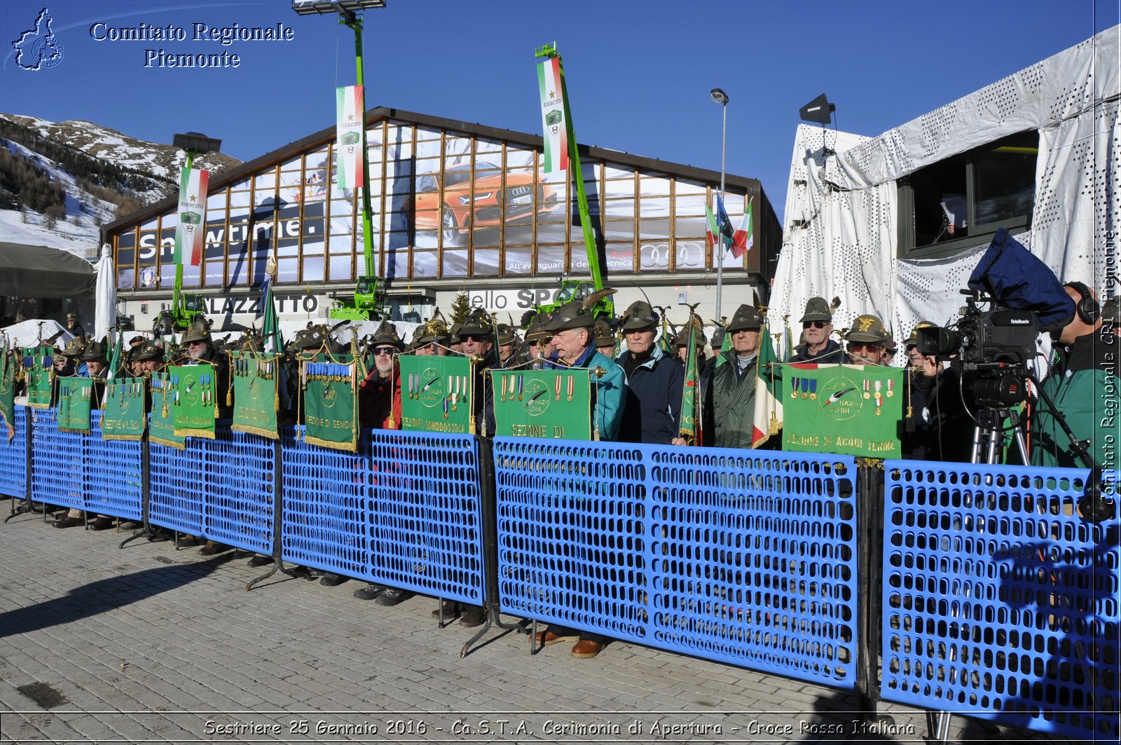 Sestriere 25 Gennaio 2016 - Ca.S.T.A. Cerimonia di Apertura - Croce Rossa Italiana- Comitato Regionale del Piemonte