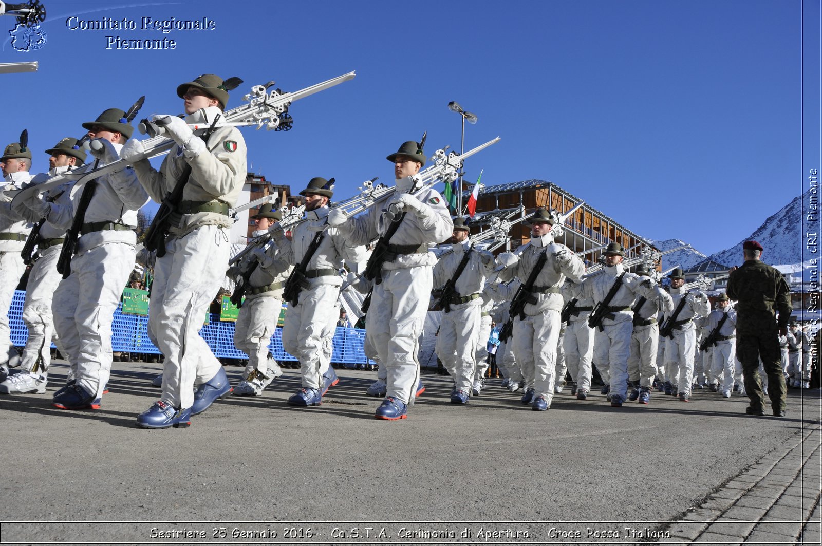 Sestriere 25 Gennaio 2016 - Ca.S.T.A. Cerimonia di Apertura - Croce Rossa Italiana- Comitato Regionale del Piemonte