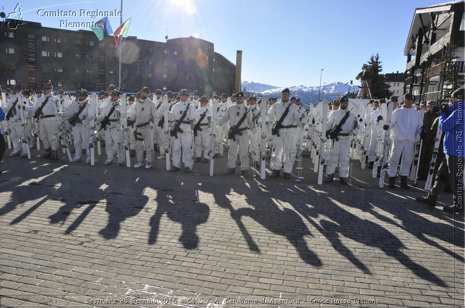 Sestriere 25 Gennaio 2016 - Ca.S.T.A. Cerimonia di Apertura - Croce Rossa Italiana- Comitato Regionale del Piemonte