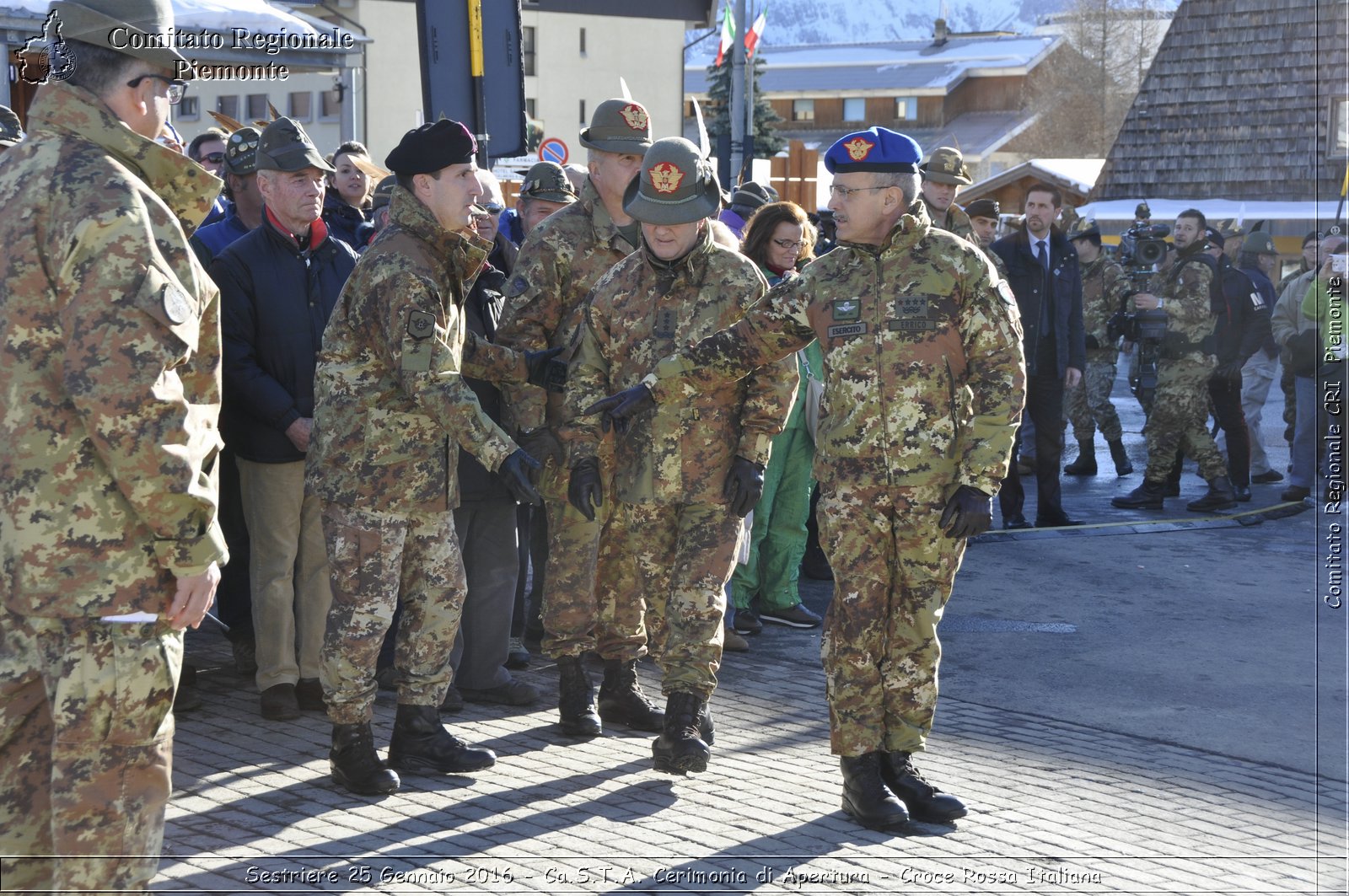 Sestriere 25 Gennaio 2016 - Ca.S.T.A. Cerimonia di Apertura - Croce Rossa Italiana- Comitato Regionale del Piemonte