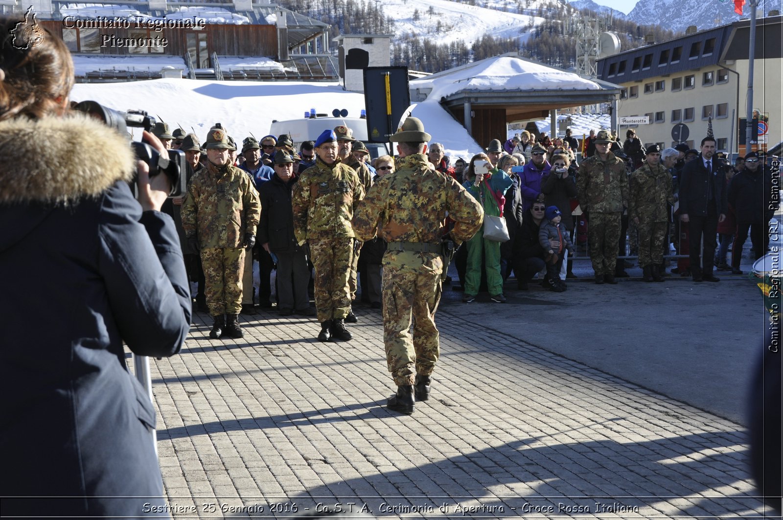 Sestriere 25 Gennaio 2016 - Ca.S.T.A. Cerimonia di Apertura - Croce Rossa Italiana- Comitato Regionale del Piemonte