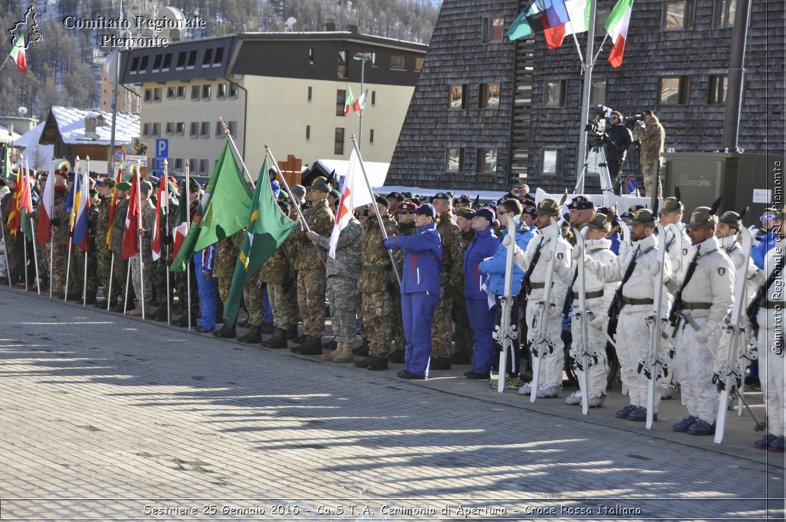 Sestriere 25 Gennaio 2016 - Ca.S.T.A. Cerimonia di Apertura - Croce Rossa Italiana- Comitato Regionale del Piemonte