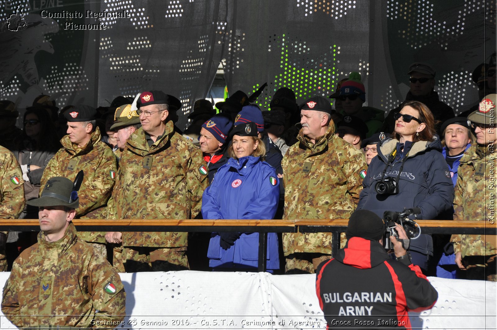 Sestriere 25 Gennaio 2016 - Ca.S.T.A. Cerimonia di Apertura - Croce Rossa Italiana- Comitato Regionale del Piemonte