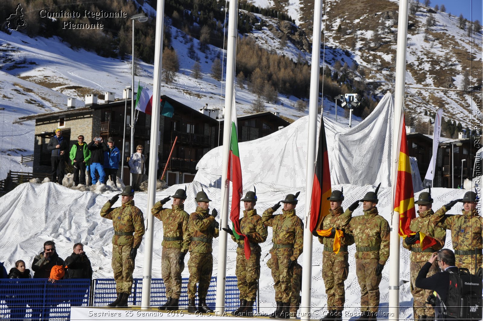 Sestriere 25 Gennaio 2016 - Ca.S.T.A. Cerimonia di Apertura - Croce Rossa Italiana- Comitato Regionale del Piemonte