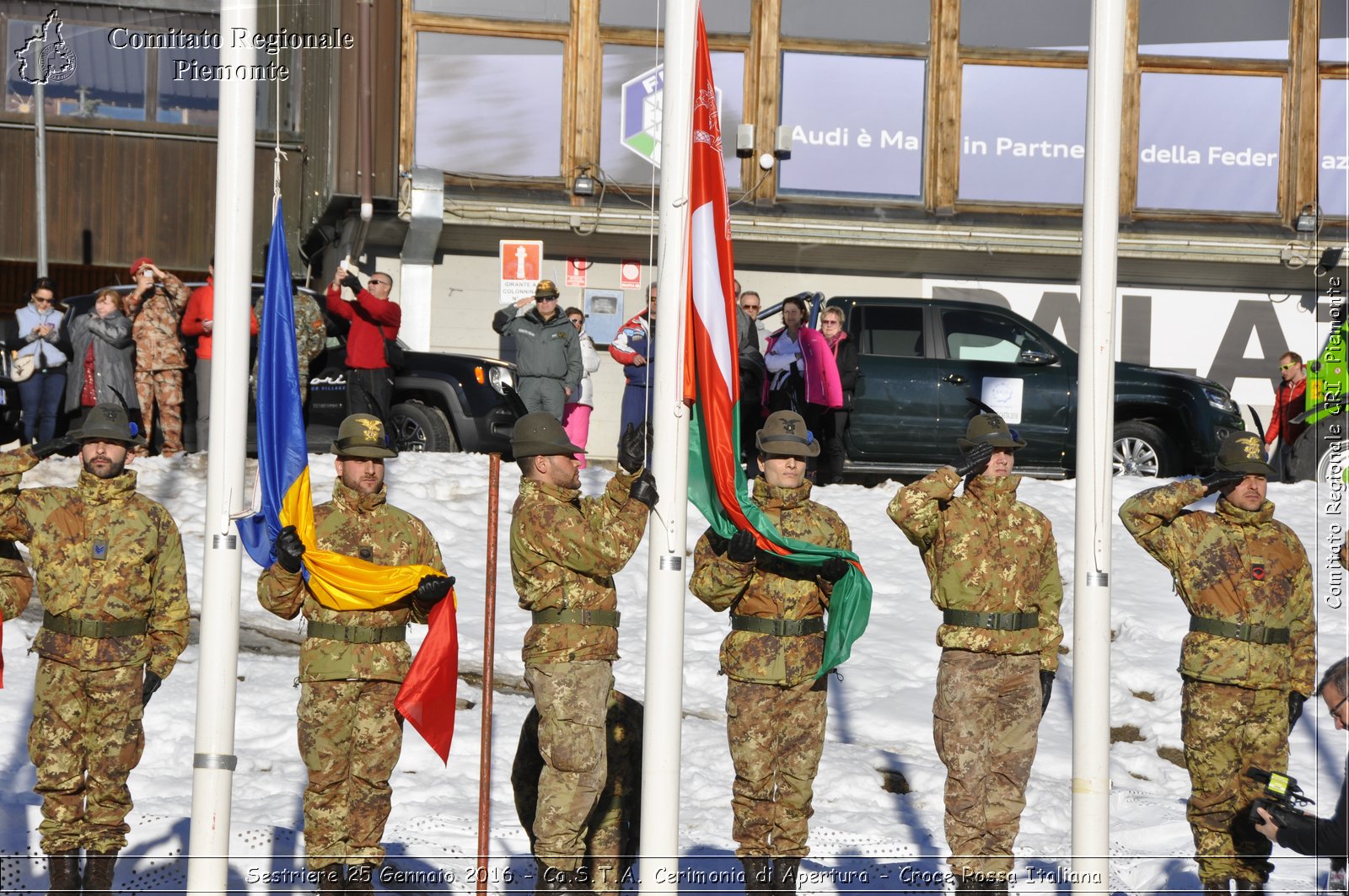 Sestriere 25 Gennaio 2016 - Ca.S.T.A. Cerimonia di Apertura - Croce Rossa Italiana- Comitato Regionale del Piemonte