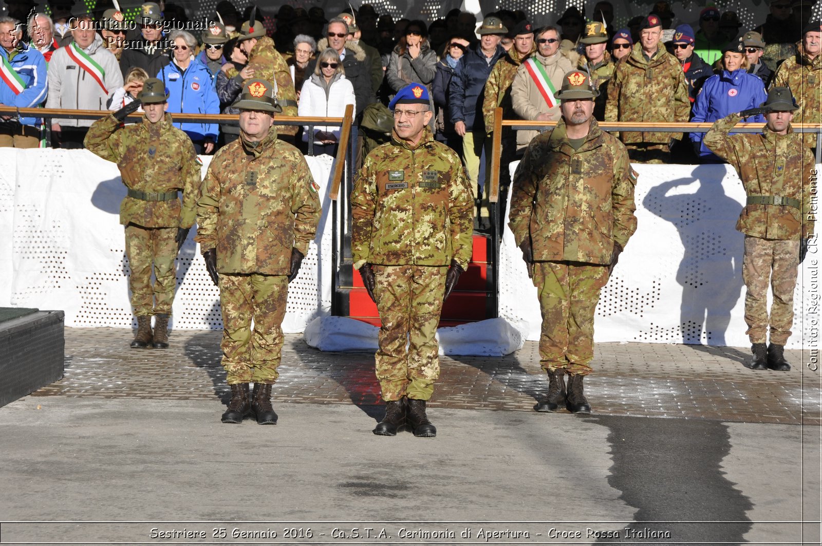 Sestriere 25 Gennaio 2016 - Ca.S.T.A. Cerimonia di Apertura - Croce Rossa Italiana- Comitato Regionale del Piemonte