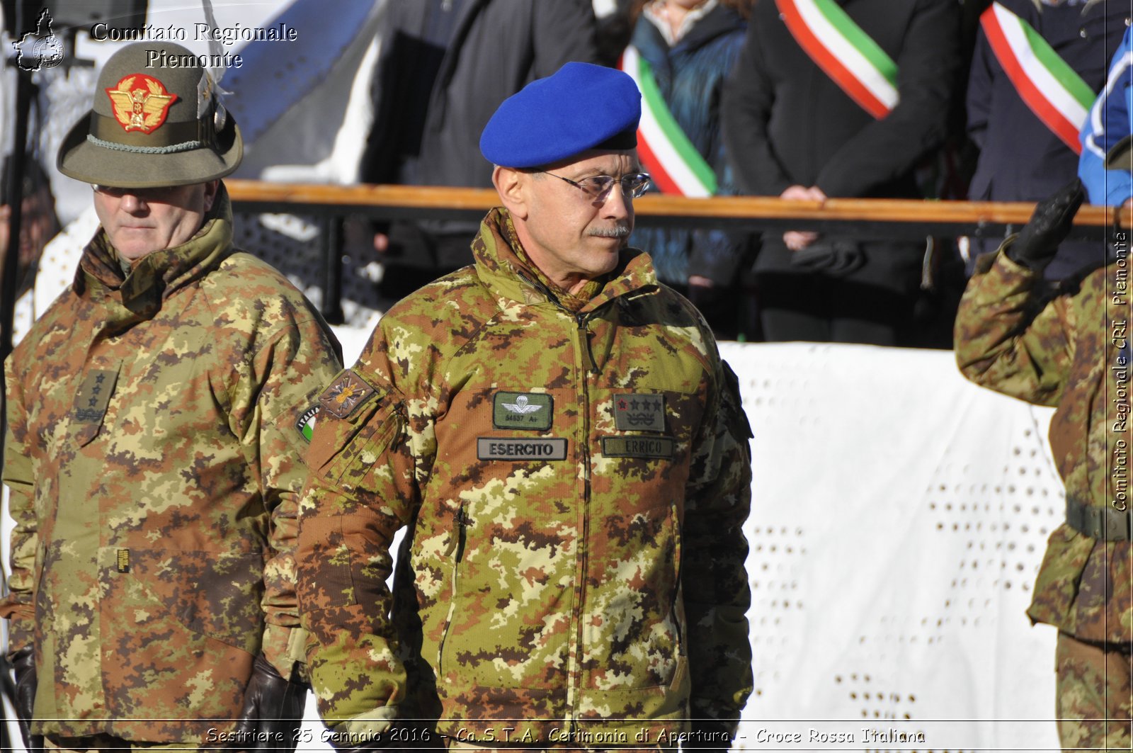 Sestriere 25 Gennaio 2016 - Ca.S.T.A. Cerimonia di Apertura - Croce Rossa Italiana- Comitato Regionale del Piemonte