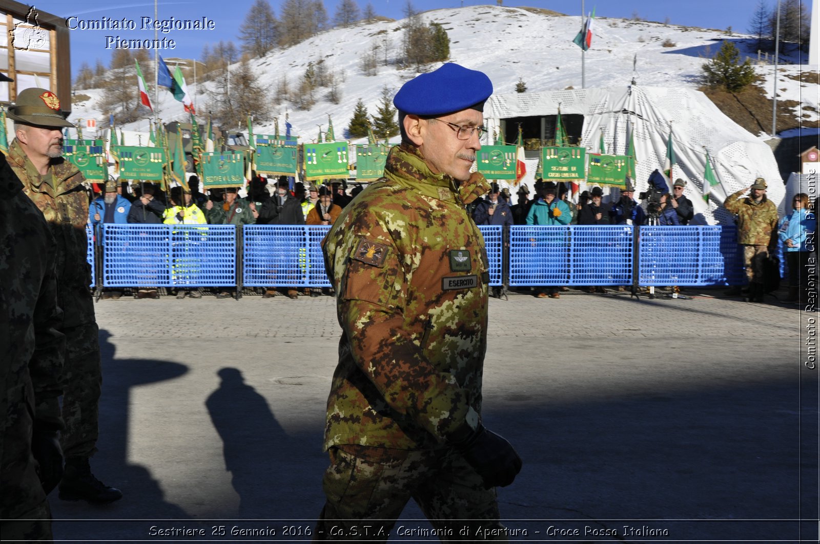 Sestriere 25 Gennaio 2016 - Ca.S.T.A. Cerimonia di Apertura - Croce Rossa Italiana- Comitato Regionale del Piemonte