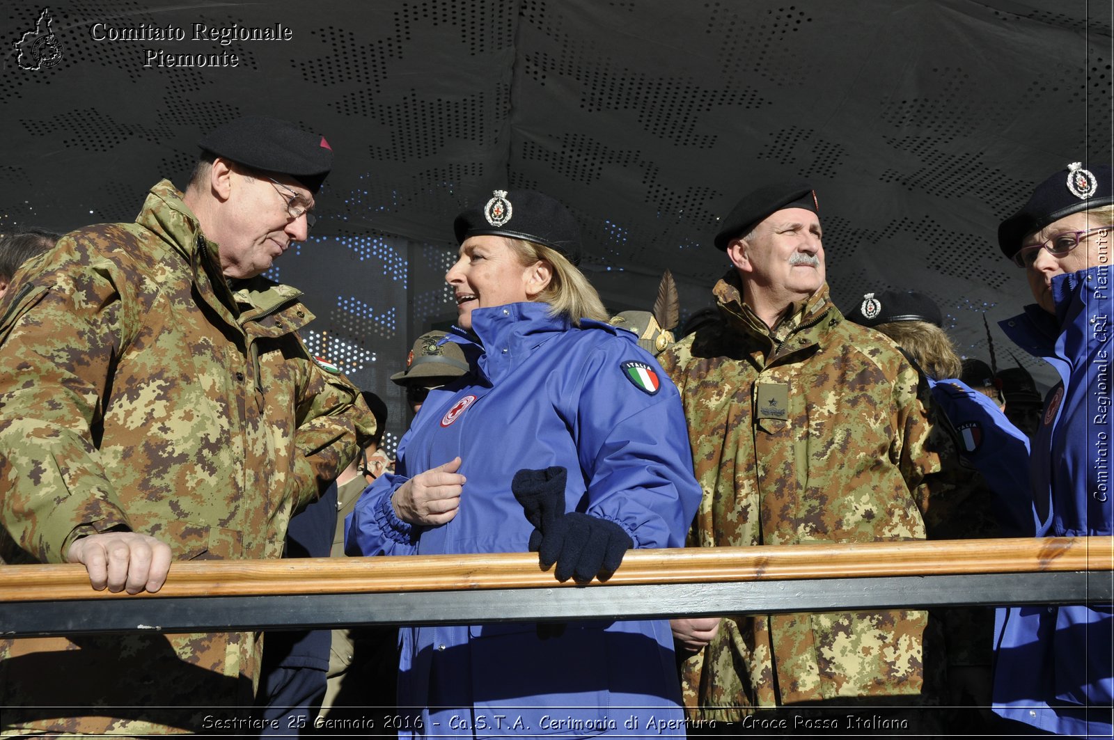 Sestriere 25 Gennaio 2016 - Ca.S.T.A. Cerimonia di Apertura - Croce Rossa Italiana- Comitato Regionale del Piemonte