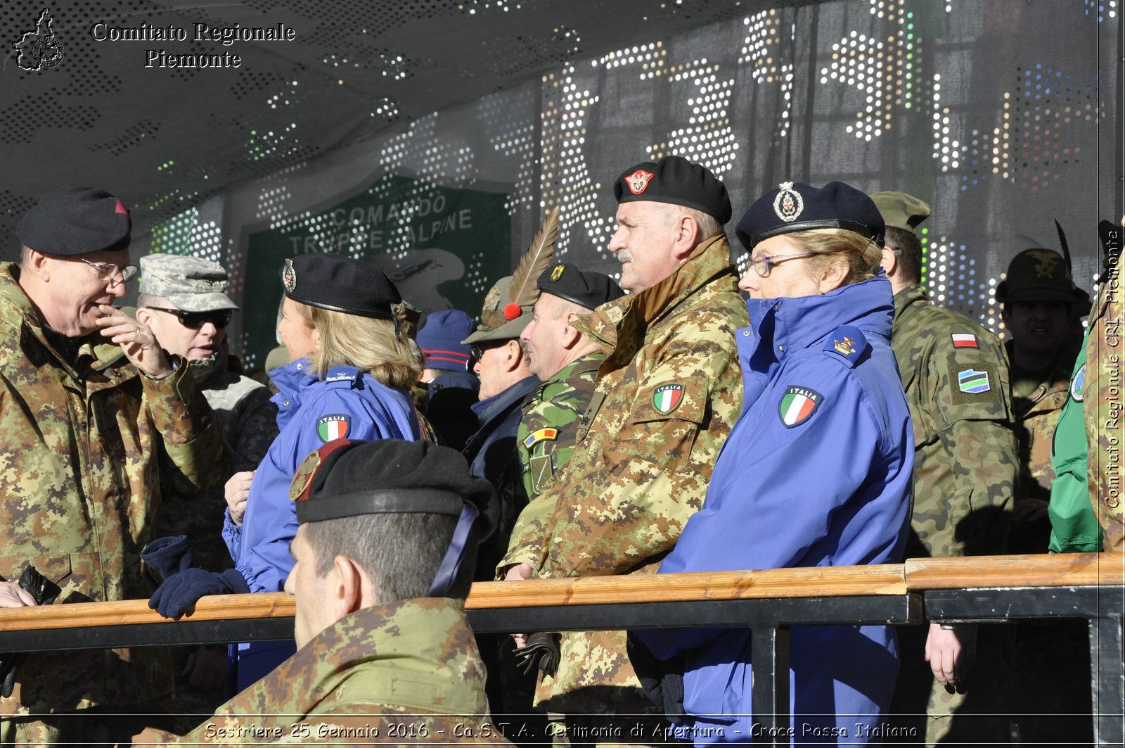 Sestriere 25 Gennaio 2016 - Ca.S.T.A. Cerimonia di Apertura - Croce Rossa Italiana- Comitato Regionale del Piemonte