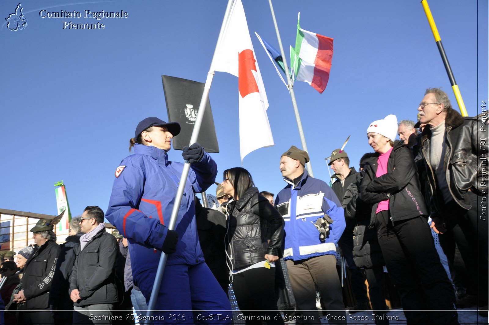 Sestriere 25 Gennaio 2016 - Ca.S.T.A. Cerimonia di Apertura - Croce Rossa Italiana- Comitato Regionale del Piemonte