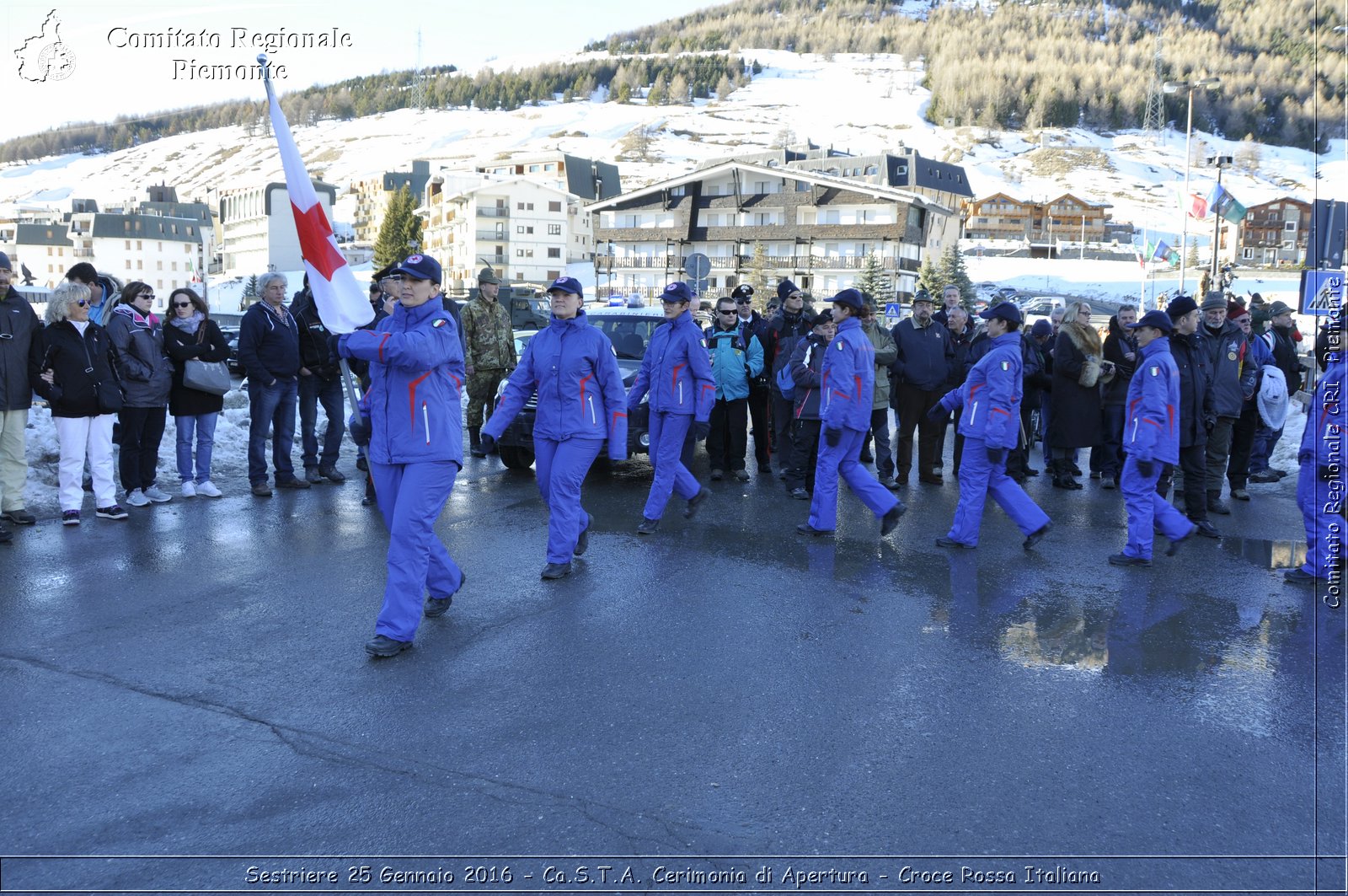 Sestriere 25 Gennaio 2016 - Ca.S.T.A. Cerimonia di Apertura - Croce Rossa Italiana- Comitato Regionale del Piemonte