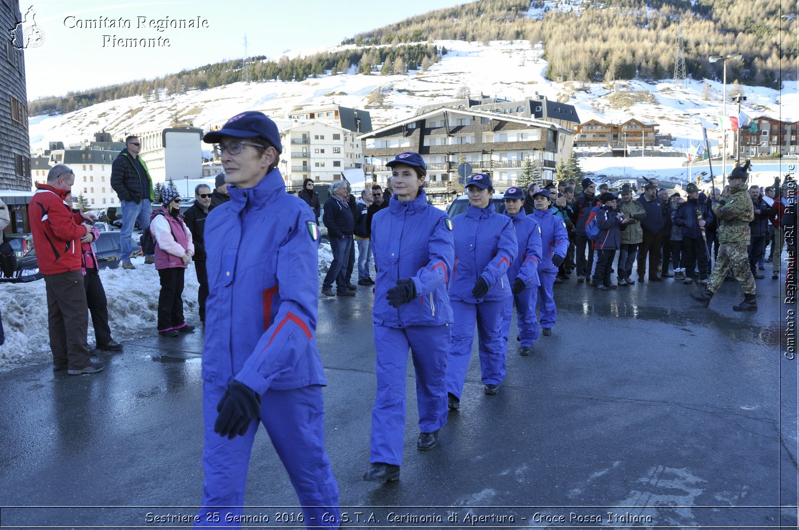 Sestriere 25 Gennaio 2016 - Ca.S.T.A. Cerimonia di Apertura - Croce Rossa Italiana- Comitato Regionale del Piemonte