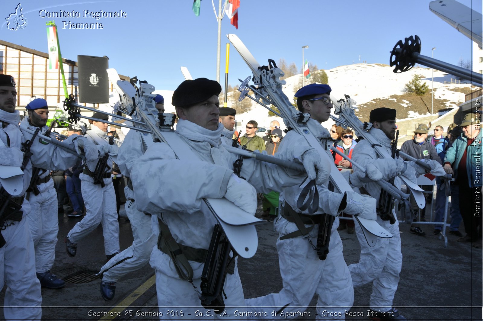 Sestriere 25 Gennaio 2016 - Ca.S.T.A. Cerimonia di Apertura - Croce Rossa Italiana- Comitato Regionale del Piemonte