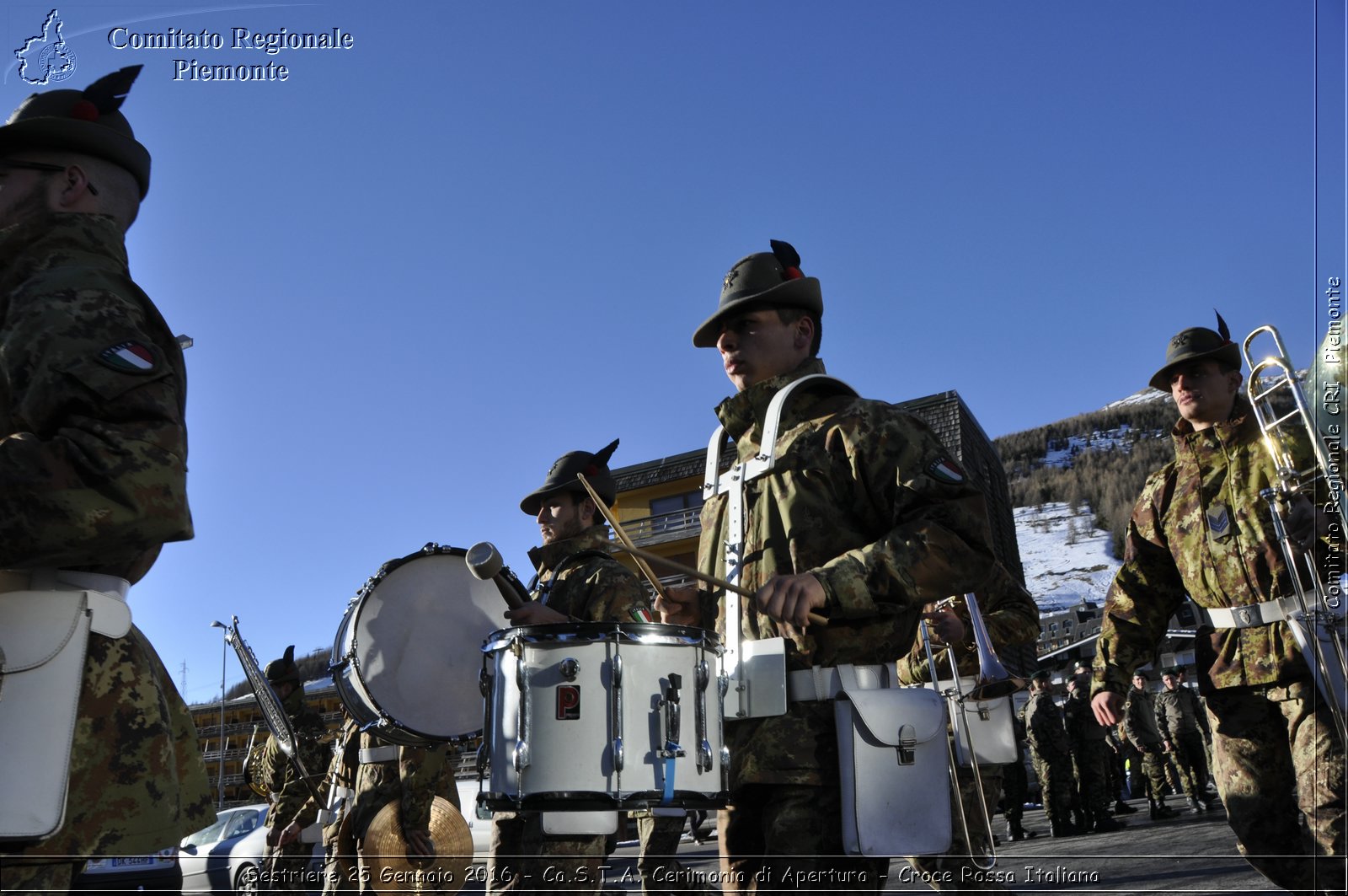 Sestriere 25 Gennaio 2016 - Ca.S.T.A. Cerimonia di Apertura - Croce Rossa Italiana- Comitato Regionale del Piemonte