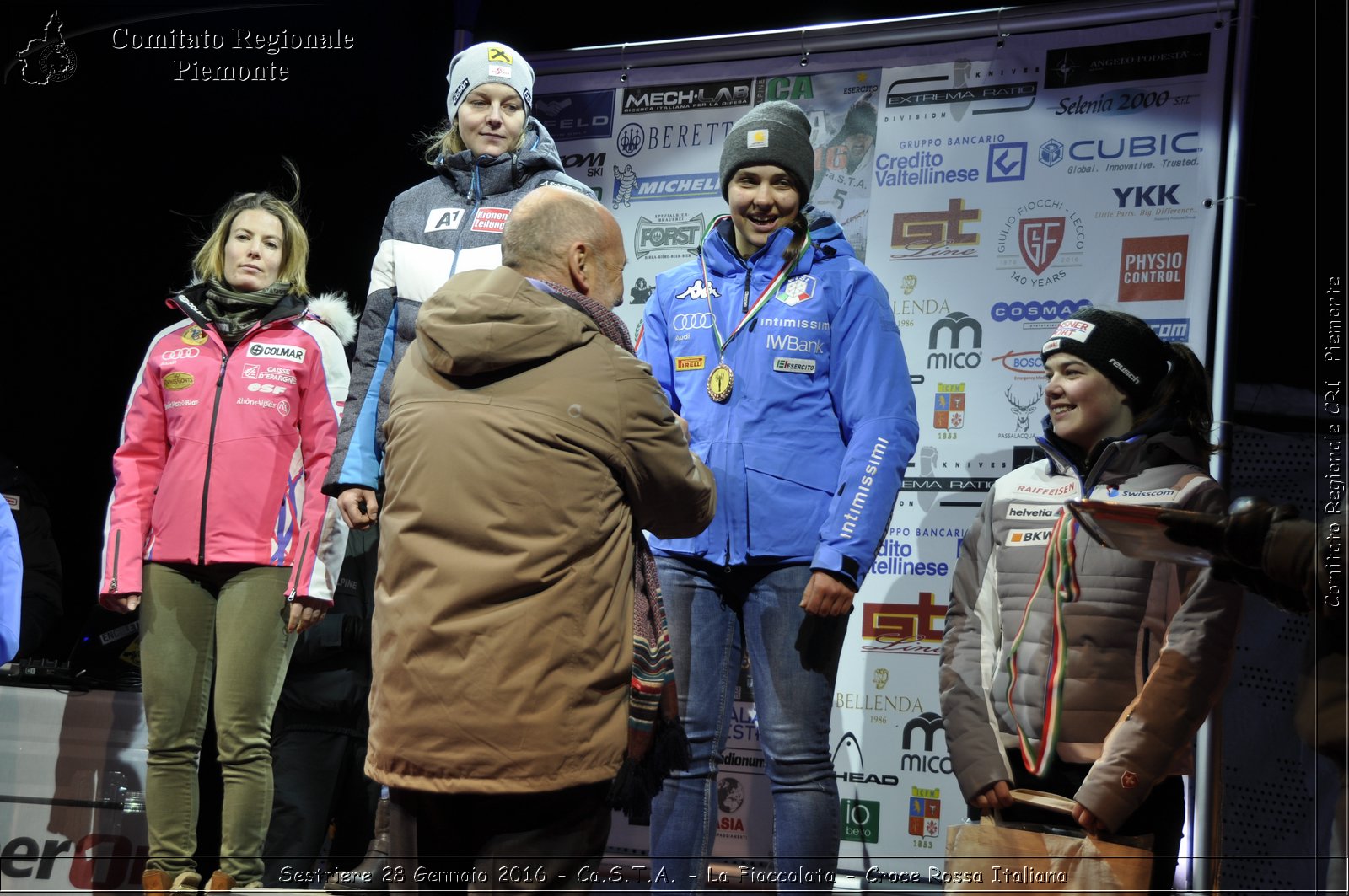 Sestriere 28 Gennaio 2016 - Ca.S.T.A.- La Fiaccolata - Croce Rossa Italiana- Comitato Regionale del Piemonte