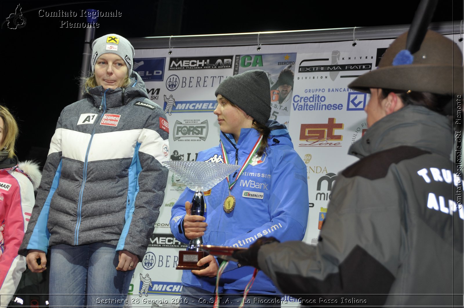 Sestriere 28 Gennaio 2016 - Ca.S.T.A.- La Fiaccolata - Croce Rossa Italiana- Comitato Regionale del Piemonte