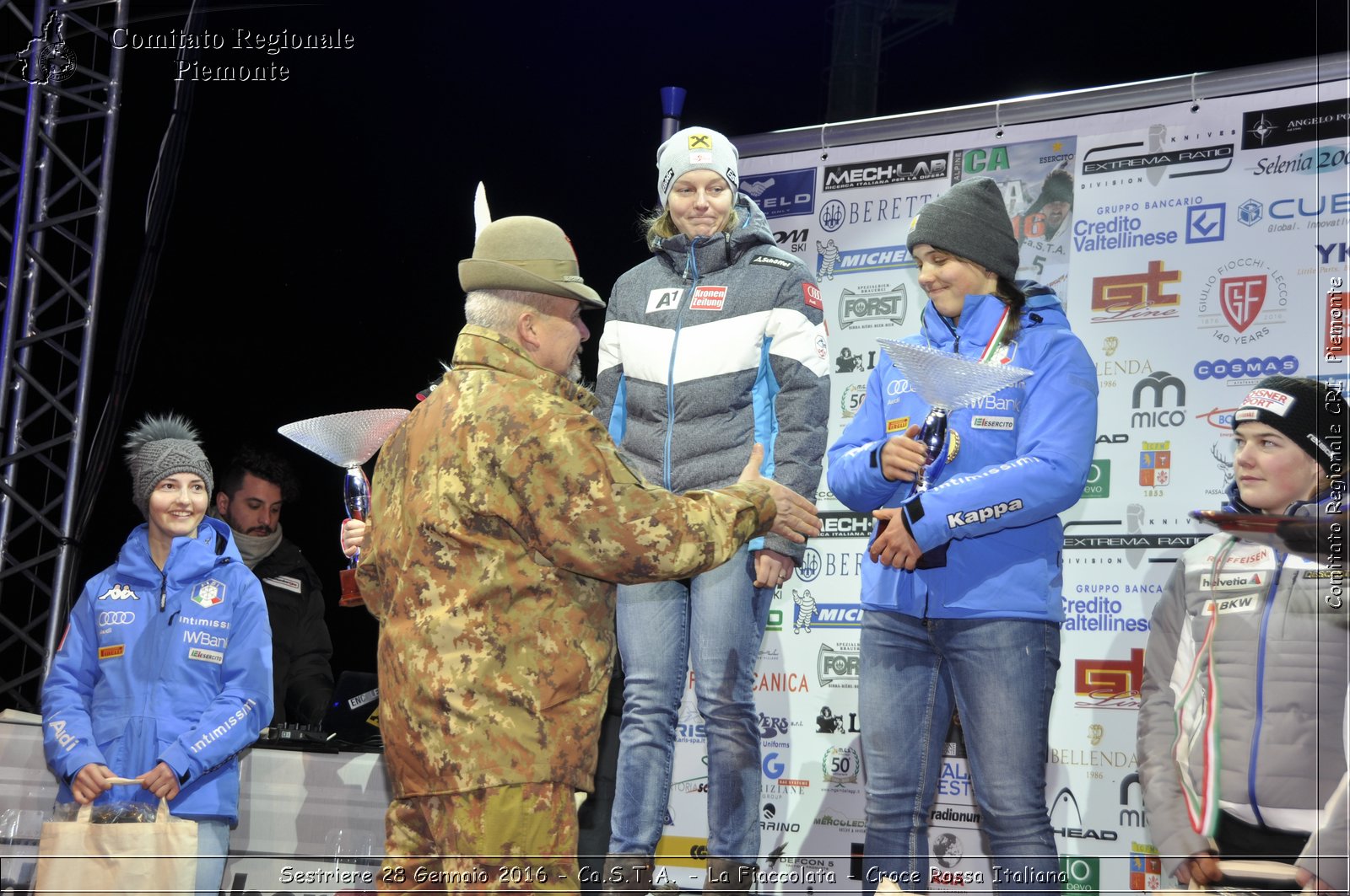 Sestriere 28 Gennaio 2016 - Ca.S.T.A.- La Fiaccolata - Croce Rossa Italiana- Comitato Regionale del Piemonte