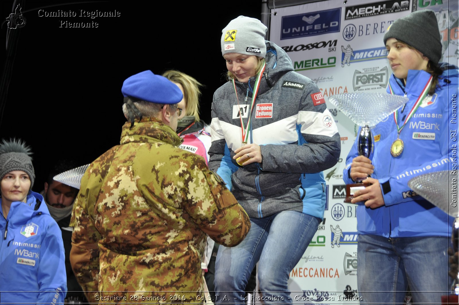 Sestriere 28 Gennaio 2016 - Ca.S.T.A.- La Fiaccolata - Croce Rossa Italiana- Comitato Regionale del Piemonte