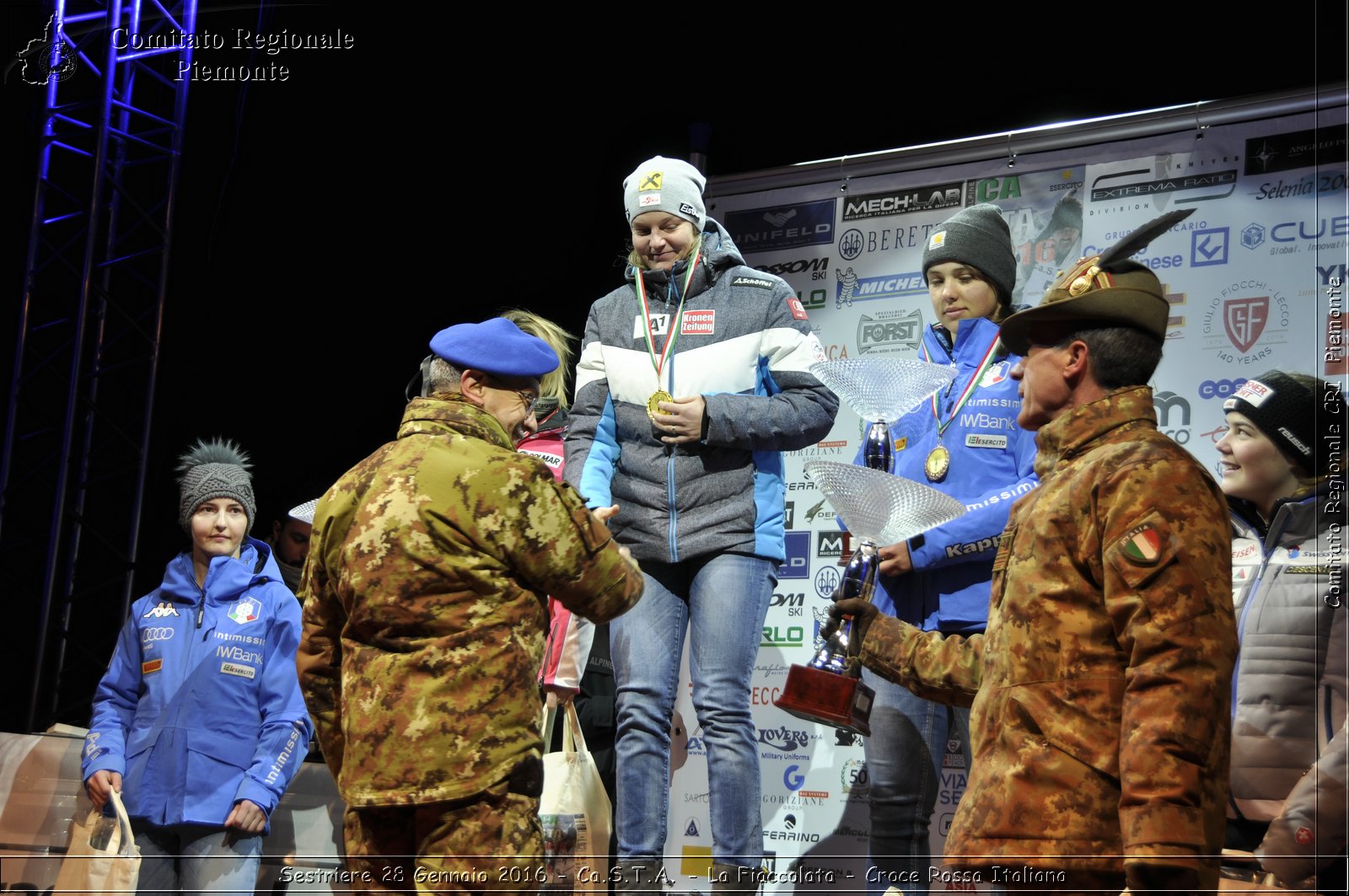 Sestriere 28 Gennaio 2016 - Ca.S.T.A.- La Fiaccolata - Croce Rossa Italiana- Comitato Regionale del Piemonte