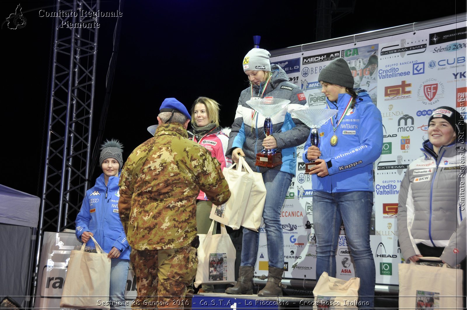 Sestriere 28 Gennaio 2016 - Ca.S.T.A.- La Fiaccolata - Croce Rossa Italiana- Comitato Regionale del Piemonte