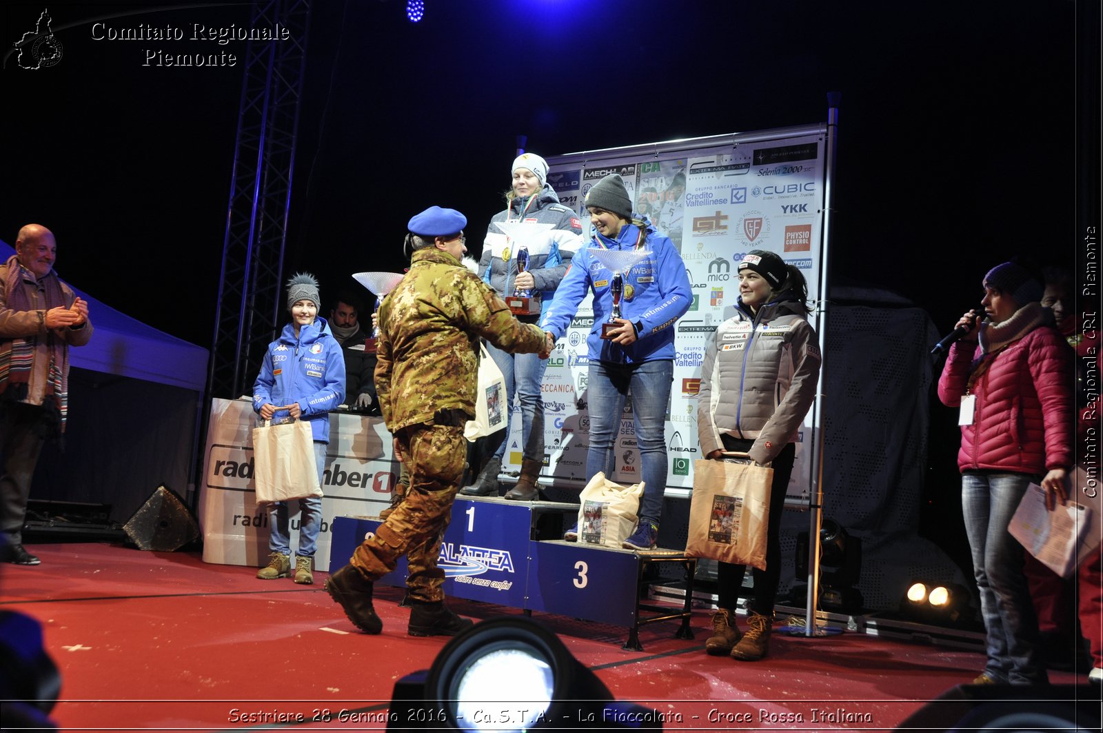 Sestriere 28 Gennaio 2016 - Ca.S.T.A.- La Fiaccolata - Croce Rossa Italiana- Comitato Regionale del Piemonte