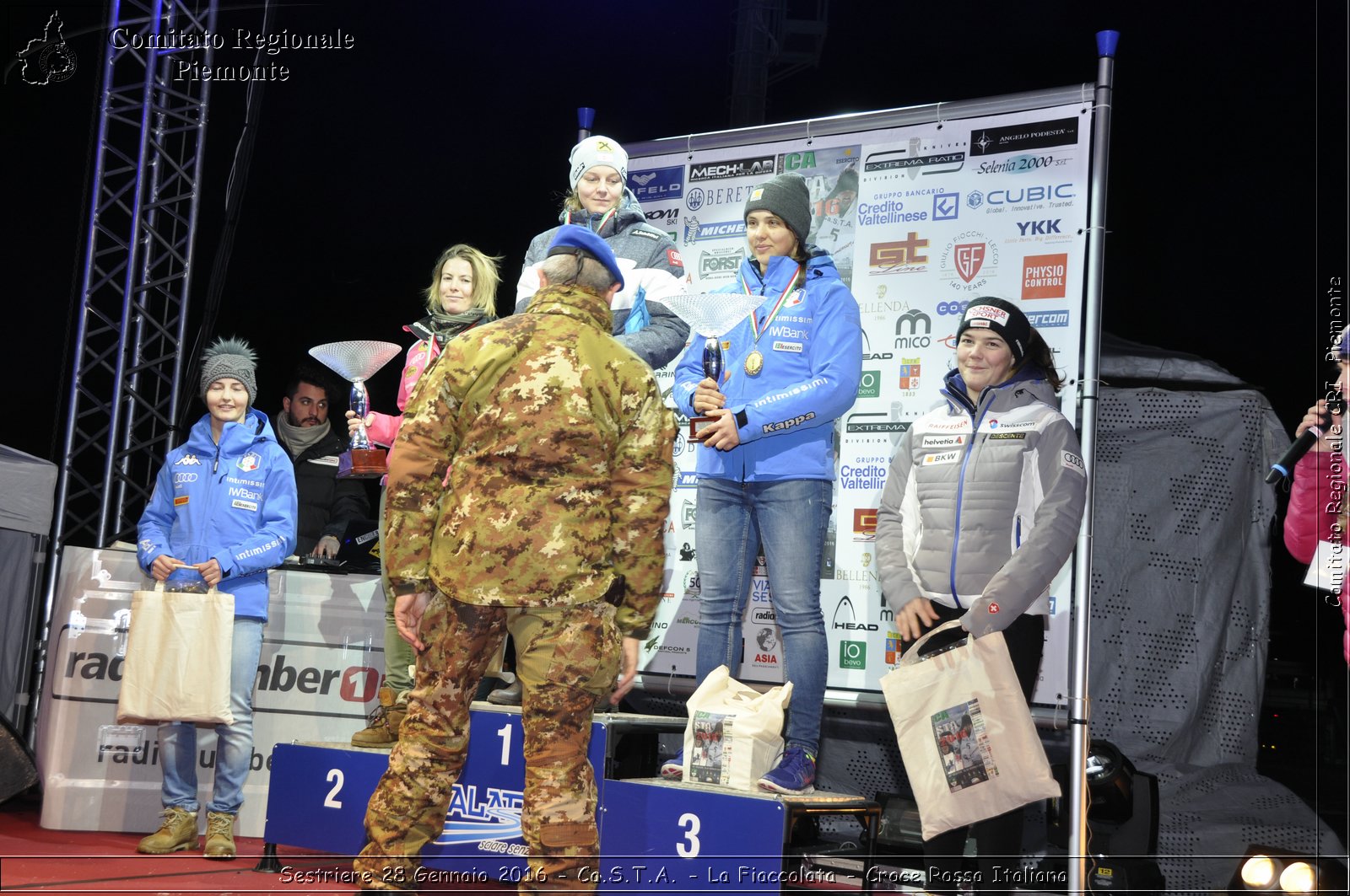 Sestriere 28 Gennaio 2016 - Ca.S.T.A.- La Fiaccolata - Croce Rossa Italiana- Comitato Regionale del Piemonte