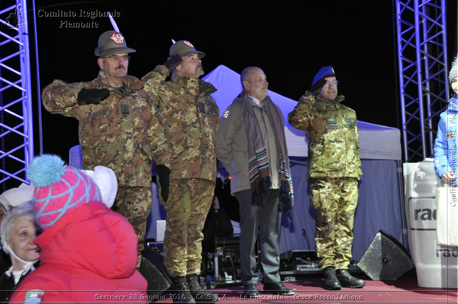 Sestriere 28 Gennaio 2016 - Ca.S.T.A.- La Fiaccolata - Croce Rossa Italiana- Comitato Regionale del Piemonte