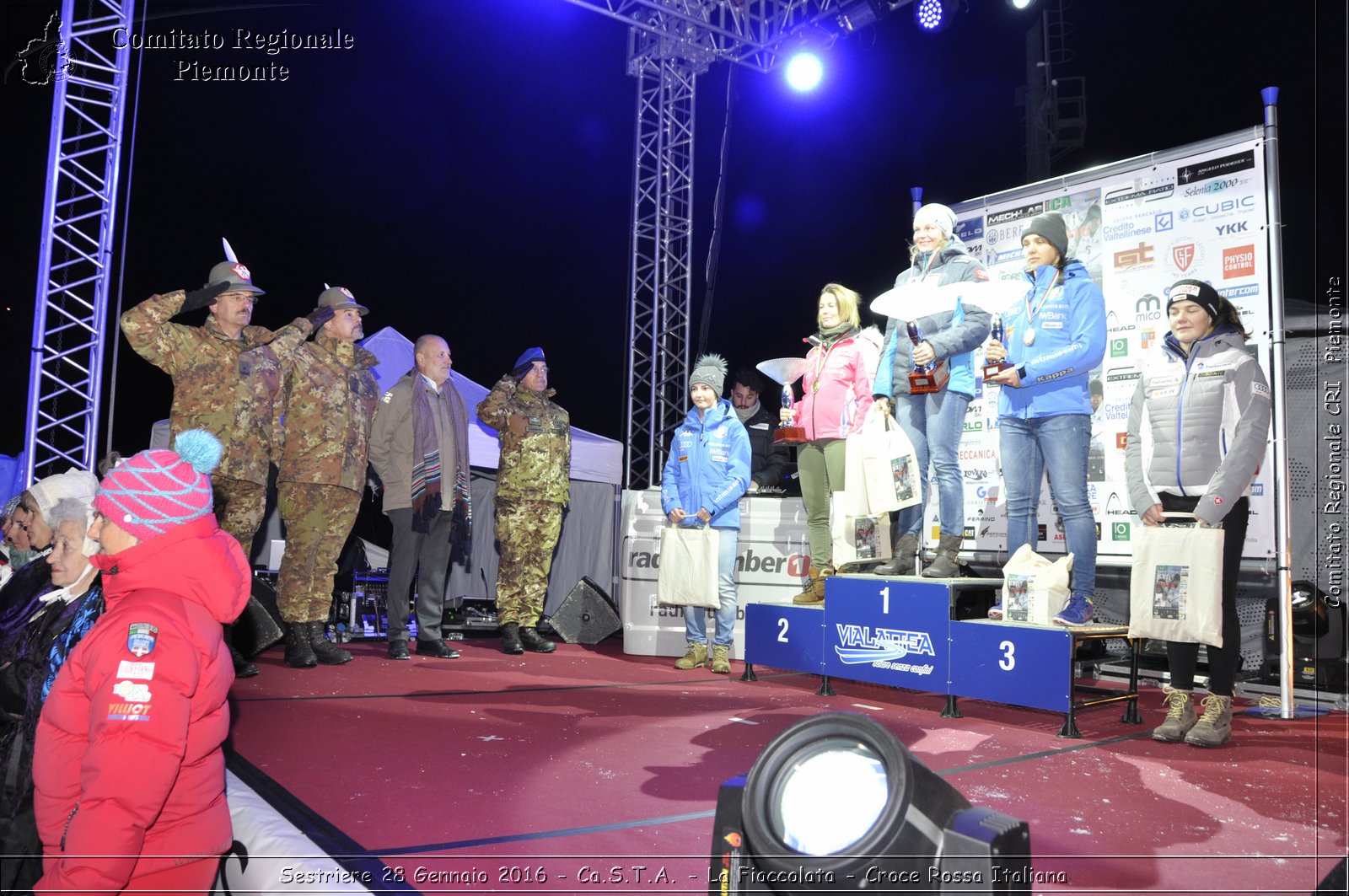 Sestriere 28 Gennaio 2016 - Ca.S.T.A.- La Fiaccolata - Croce Rossa Italiana- Comitato Regionale del Piemonte