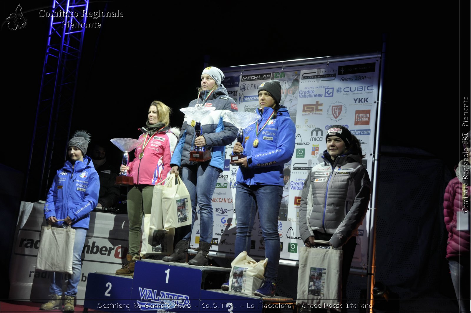 Sestriere 28 Gennaio 2016 - Ca.S.T.A.- La Fiaccolata - Croce Rossa Italiana- Comitato Regionale del Piemonte