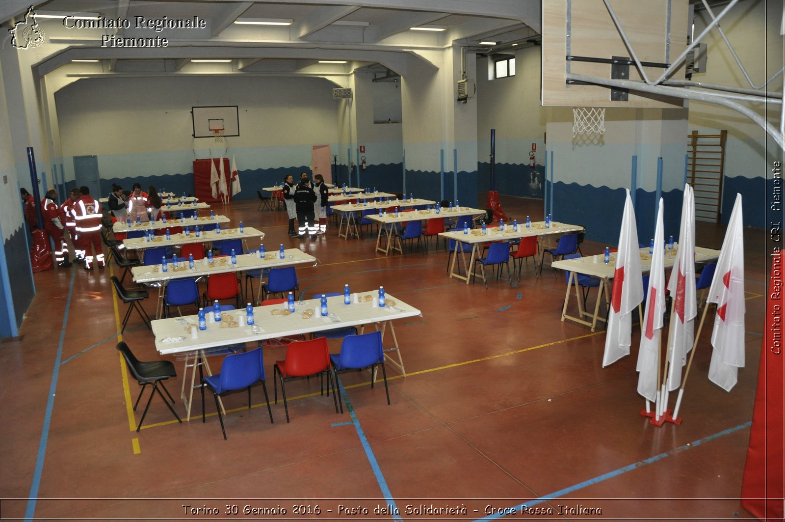 Torino 30 Gennaio 2016 - Pasto della Solidariet - Croce Rossa Italiana- Comitato Regionale del Piemonte