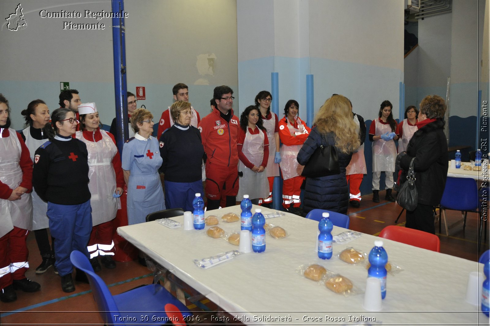 Torino 30 Gennaio 2016 - Pasto della Solidariet - Croce Rossa Italiana- Comitato Regionale del Piemonte
