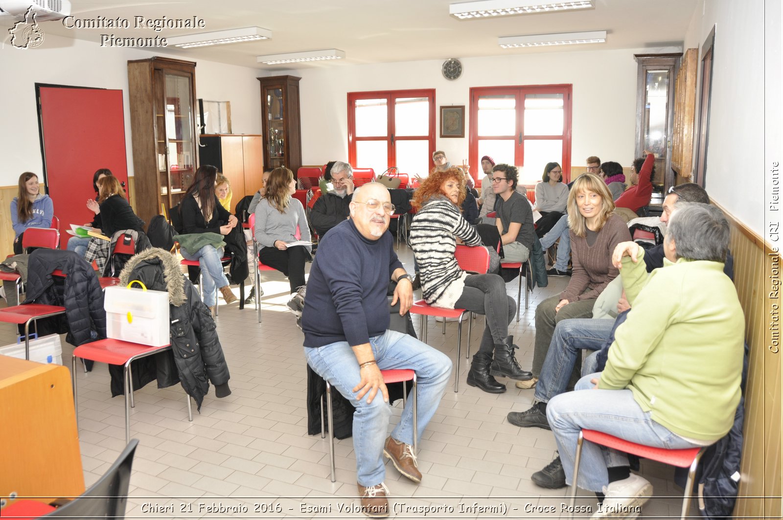 Chieri 21 Febbraio 2016 - Esami Volontari (Trasporto Infermi) - Croce Rossa Italiana- Comitato Regionale del Piemonte