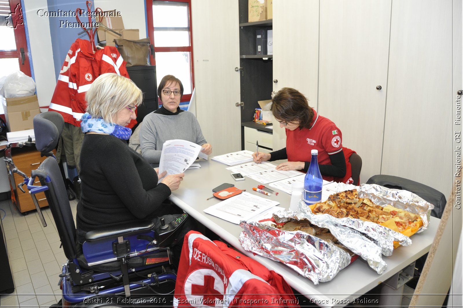 Chieri 21 Febbraio 2016 - Esami Volontari (Trasporto Infermi) - Croce Rossa Italiana- Comitato Regionale del Piemonte