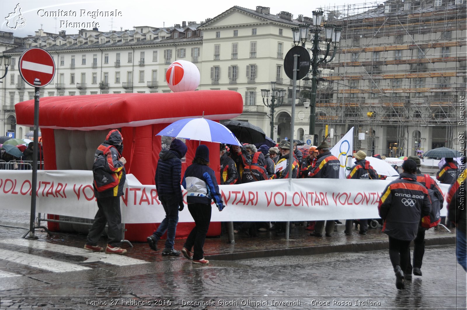 Torino 27 Febbraio 2016 - Decennale Giochi Olimpici Invernali - Croce Rossa Italiana- Comitato Regionale del Piemonte