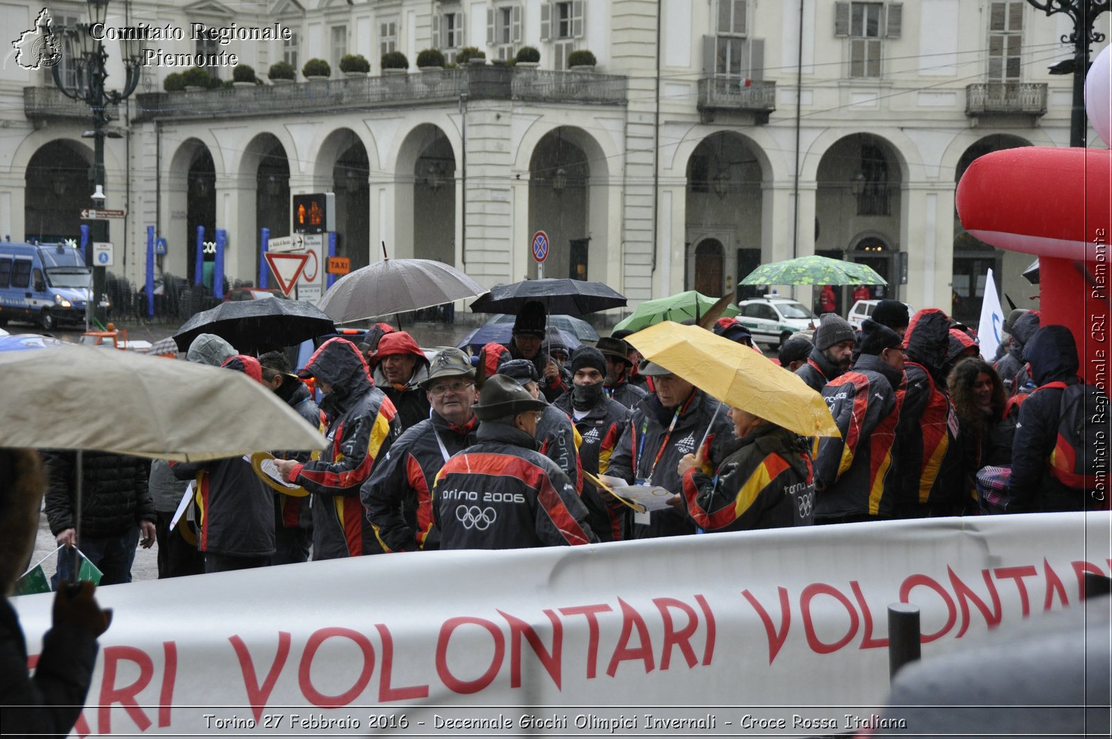 Torino 27 Febbraio 2016 - Decennale Giochi Olimpici Invernali - Croce Rossa Italiana- Comitato Regionale del Piemonte